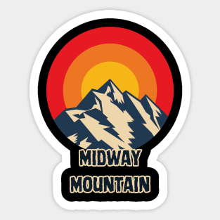 Midway Mountain Sticker